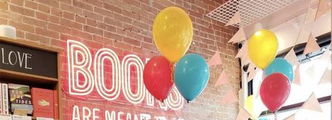 Indie Bookstore Day Balloons