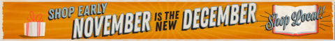 November is the New December Narrow Web Banner