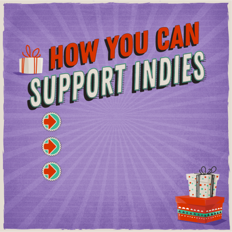 How to Support Indies Instagram Blank Square