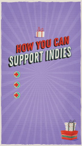 How to Support Indies Instagram Story Blank