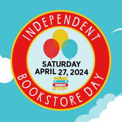 Independent Bookstore Day Logo April 27, 2024